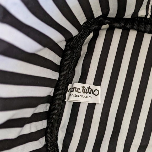 marc tetro Frenchie Cosmetic Case Bag Extra Large PVC Saffiano Aqua NWT - Picture 10 of 11